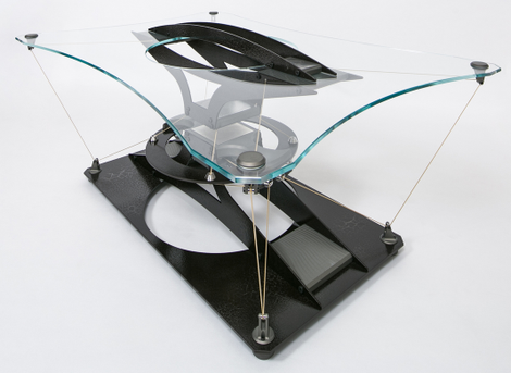 Illustration for article titled This $30,000 Coffee Table Floats Like a Hoverboard